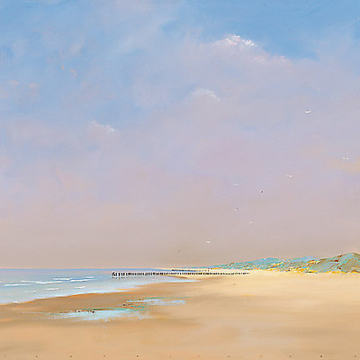 70cm x 70cm De lichtval von Jan Groenhart