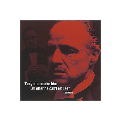 40cm x 40cm The Godfather (I Quote) von Pyramid Studios