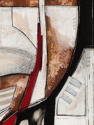 Array Diagonale rosso II von Andreas Alba