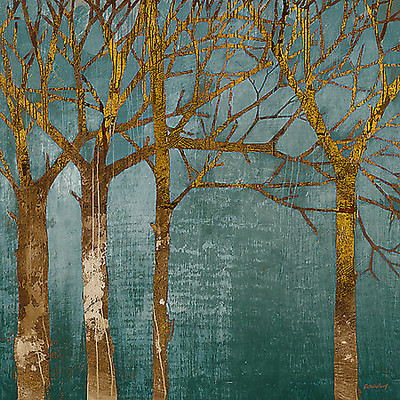 Array Golden Day Turquoise von Kathrine Lovell