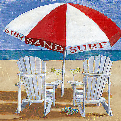 Array A Day at the Beach IV von Kathrine Lovell