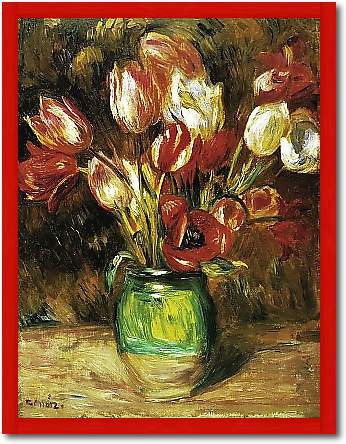 Tulips in a Vase von RENOIR