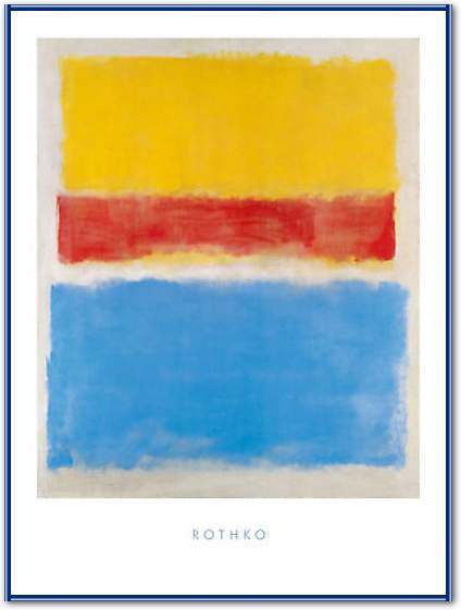 Untitled (Yellow-Red and Blue) von ROTHKO,MARK