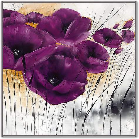 Pavot violet IV von Isabelle Zacher-Finet