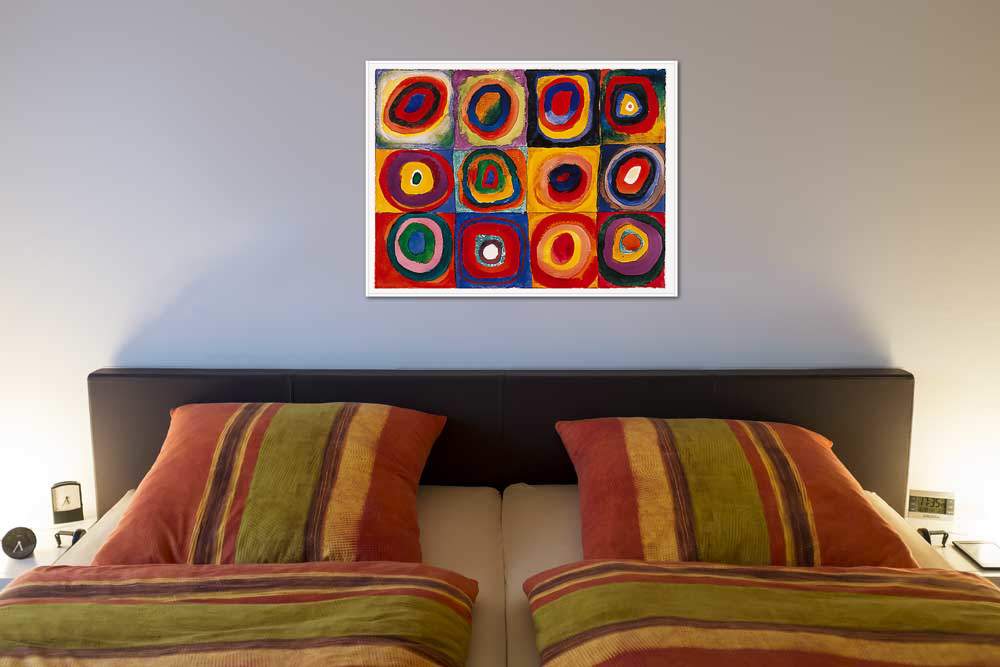 Farbstudie Quadrate von Wassily Kandinsky