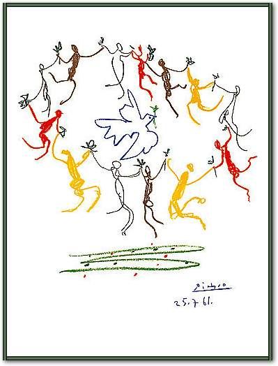 La Ronde de la Jeunesse - 1961 von Pablo Picasso