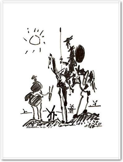 Don Quichote von Pablo Picasso