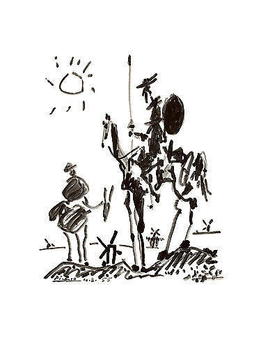 Don Quichote von Pablo Picasso