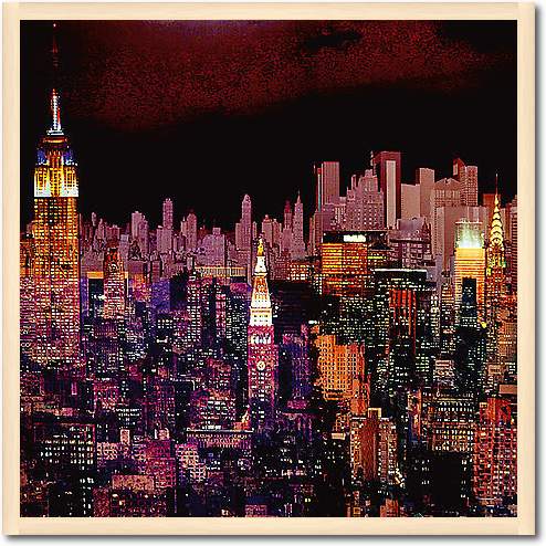 New York by Night I von Mereditt.f,