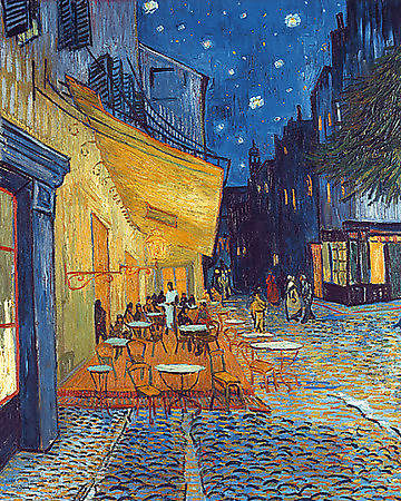 Café-Terrasse am Abend von van Gogh,Vincent