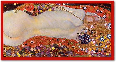 Wasserschlangen II von Klimt, Gustav