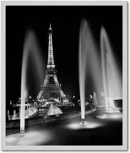 Eiffel Tower Fountains von Butcher,Dave
