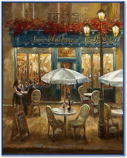 Paris Cafe I Crop von Nai, Danhui