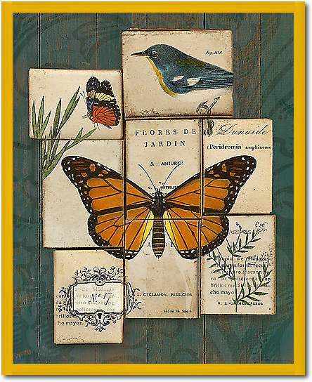 Birds and Butterflies II von Schlabach, Sue