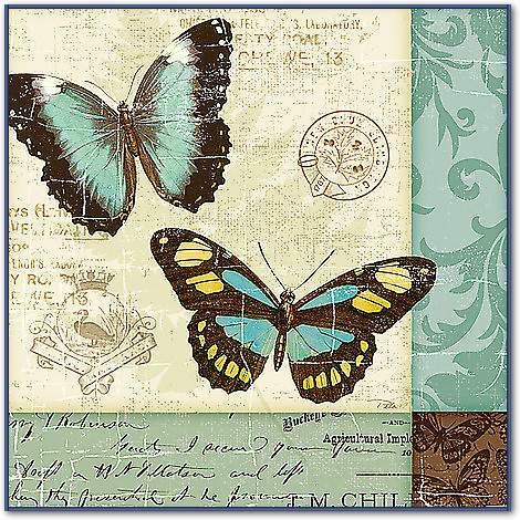 Butterfly Patchwork II von Pela Studio, 