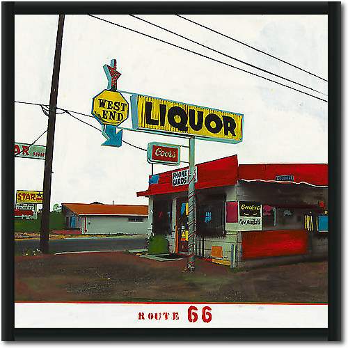 Route 66 - West End Liquor von Olukman, Ayline