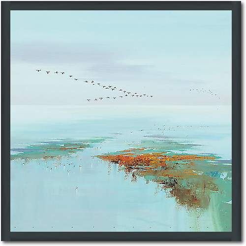 Flying Birds von Groenhart, Jan