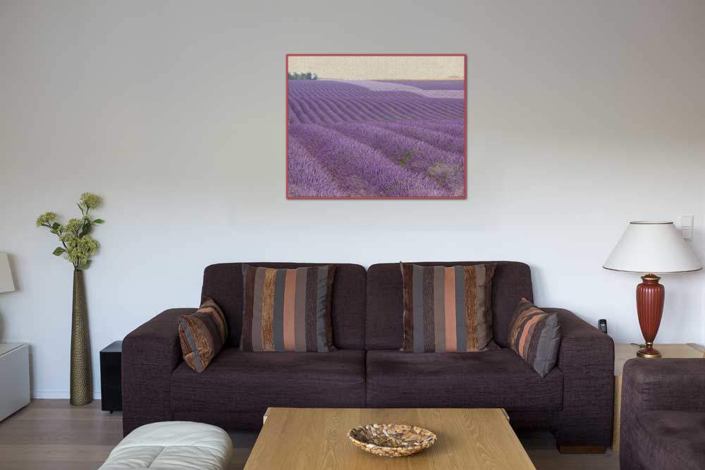 Lavender on Linen 1 von Bret Straehling