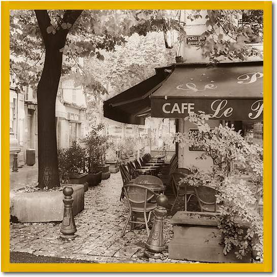 Café, Aix-en-Provence von Alan Blaustein
