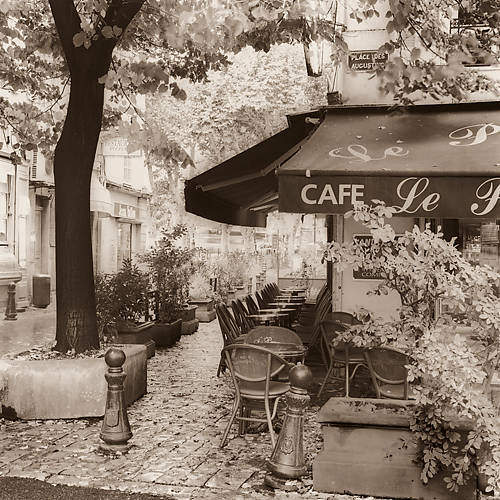 Café, Aix-en-Provence von Alan Blaustein