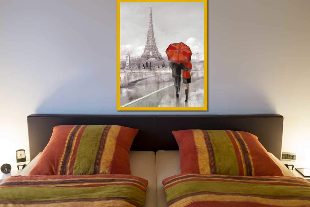 Modern Couple in Paris von Ruane Manning