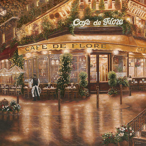 Cafe de Flore von Betsy Brown