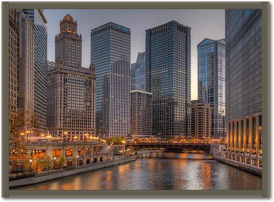 Peaceful Chicago von Aurélien Terrible