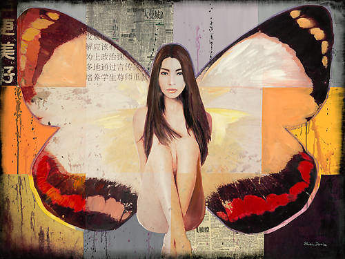 Butterfly I von Shirin Donia