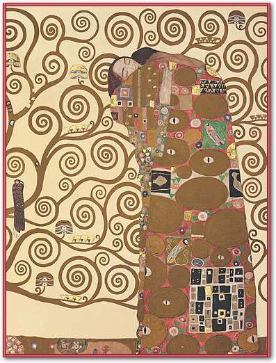 L´Abbraccio I von Gustav Klimt
