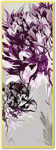 Purple Allure I von Sally Scaffardi