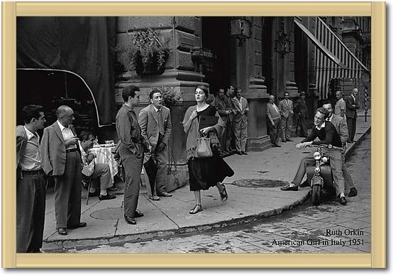American Girl in Italy von Ruth Orkin