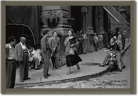 American Girl in Italy von Ruth Orkin