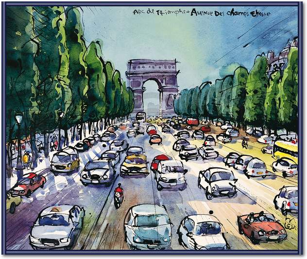 Arc de Triomphe                  von Michael Leu