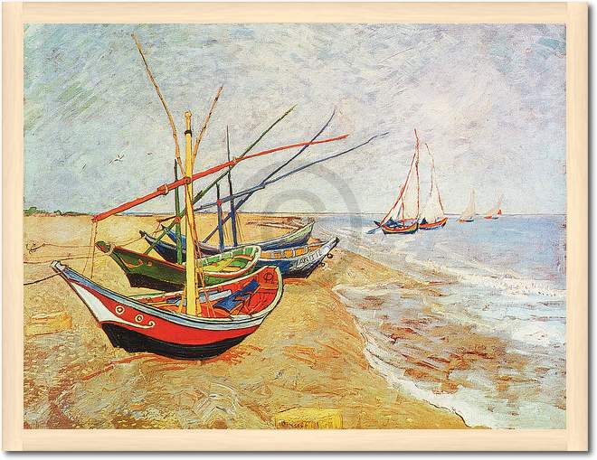 Barche sulla spiaggia            von Vincent Van Gogh