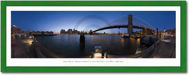 Brooklyn Bridge at dusk          von Randy Kosek