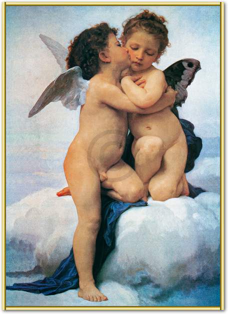 First Kiss                       von William Bouguereau