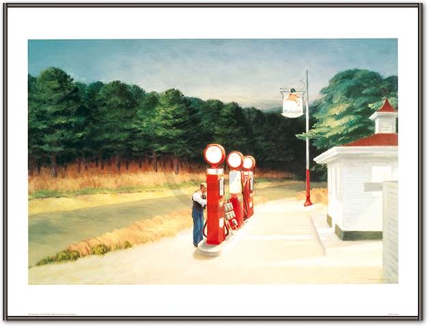 Gas, 1940                        von Edward Hopper