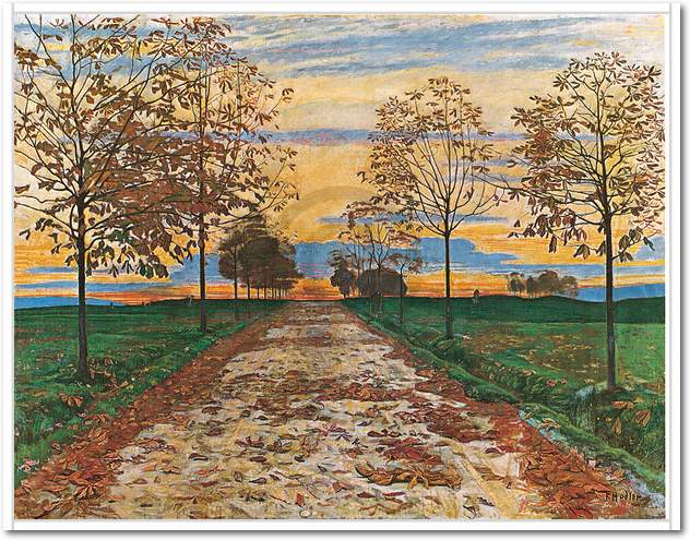 Herbstabend, 1892                von Ferdinand Hodler