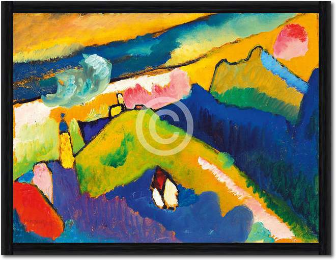 Murnau, Berglandschaft           von Wassily Kandinsky
