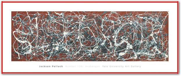 Number 13A: Arabesque            von Jackson Pollock