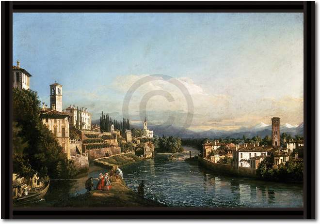 Ansicht von Vapori               von Canaletto