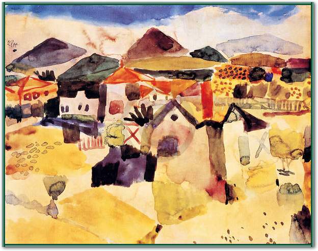 Ansicht von Saint Germain        von Paul Klee