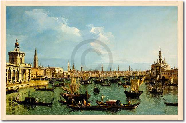 Bacino di San Marco, Venedig     von Canaletto