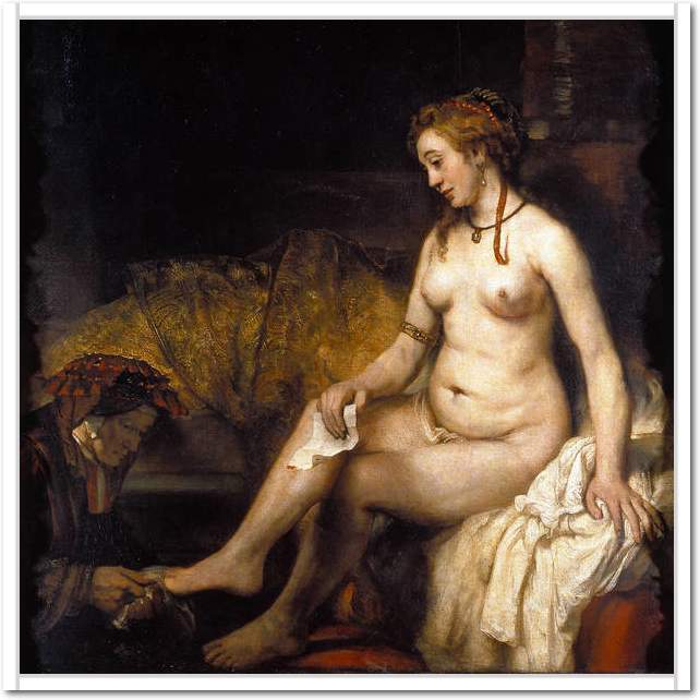 Bathseba im Bade                 von Van Rijn Rembrandt