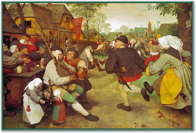 Bauerntanz                       von Pieter d. Ä. Brueghel