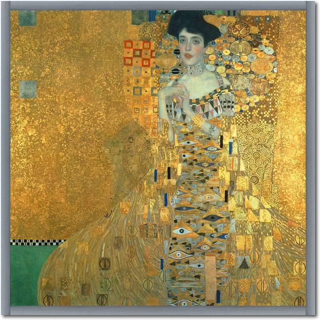 Bildnis der Adele Bloch-Bauer I  von Gustav Klimt