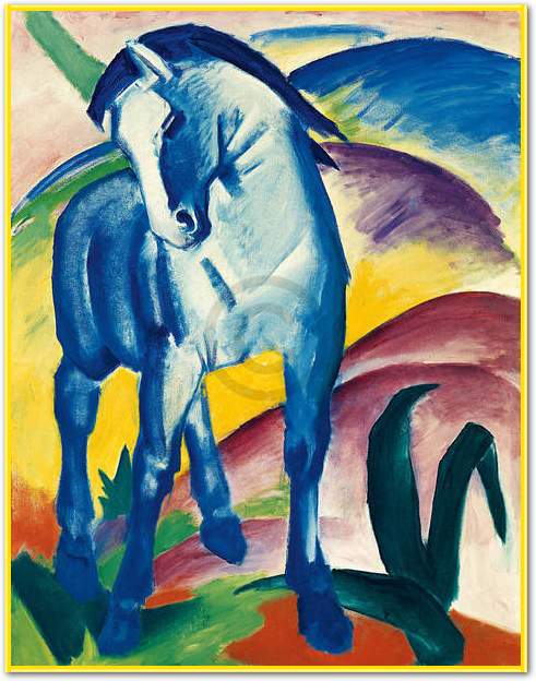 Blaues Pferd I                   von Franz Marc