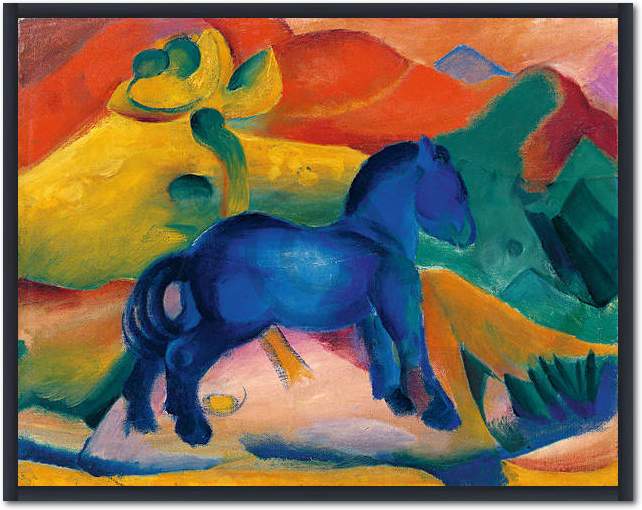 Blaues Pferdchen                 von Franz Marc