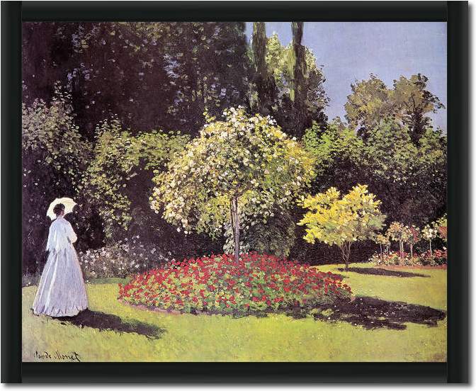 Dame im Garten                   von Claude Monet