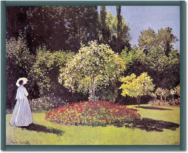 Dame im Garten                   von Claude Monet
